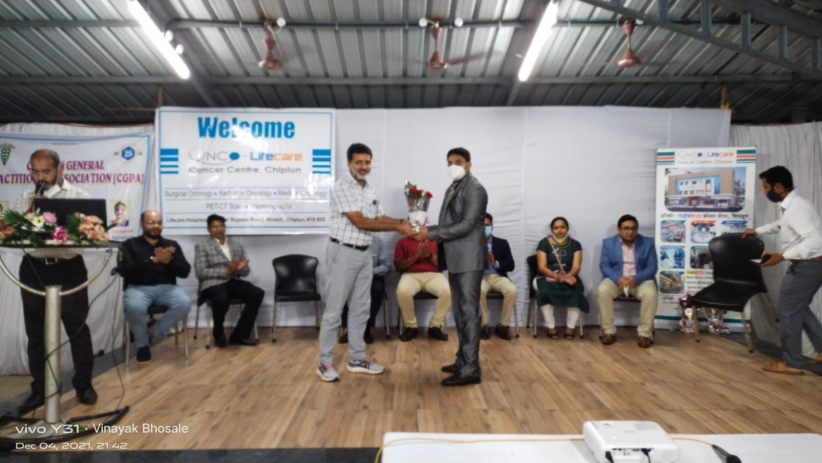 A Conference Talk On Recent Advances In Head And Neck Cancer At Onco-lifecare Hospital, Chiplun