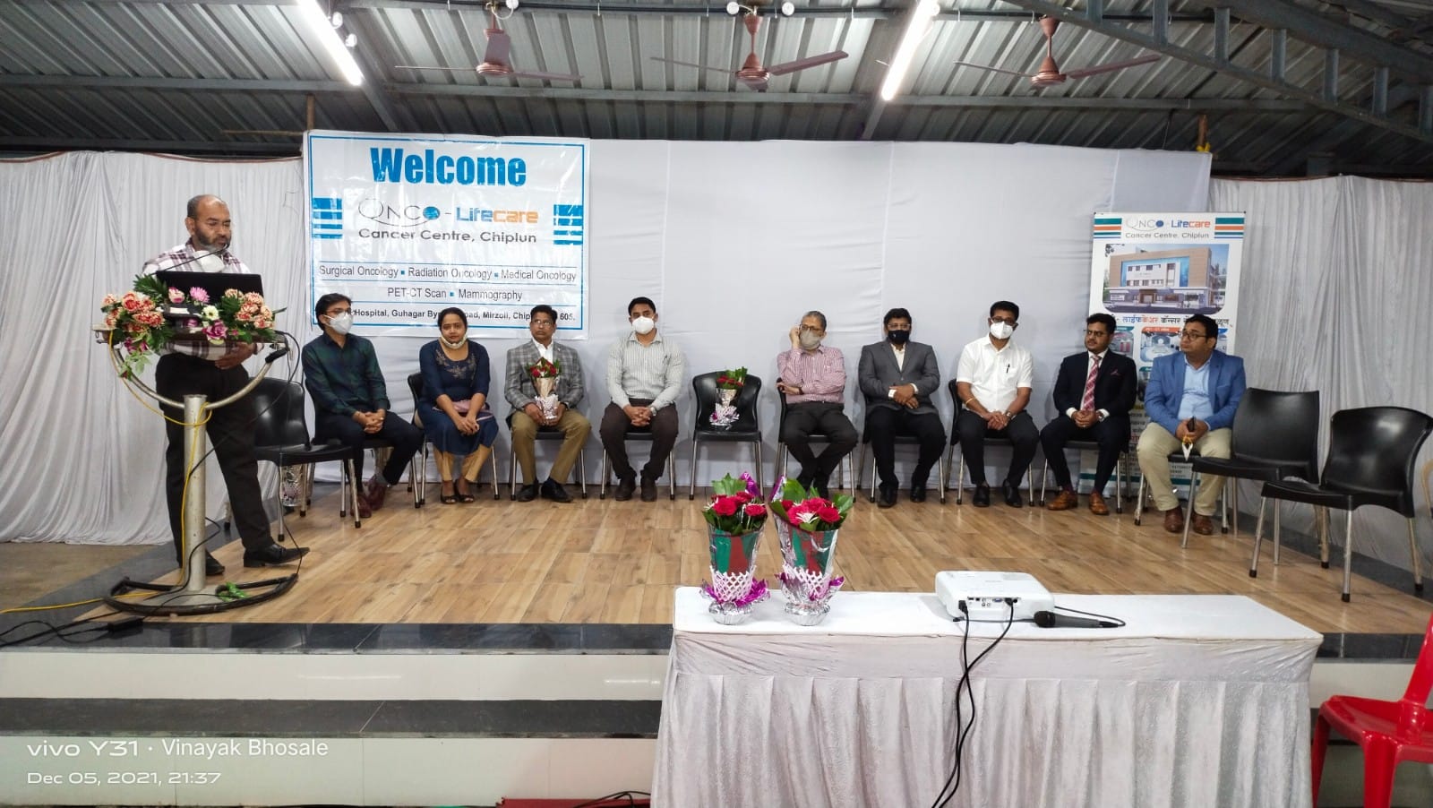 A Conference Talk On Recent Advances In Head And Neck Cancer At Onco-lifecare Hospital, Chiplun