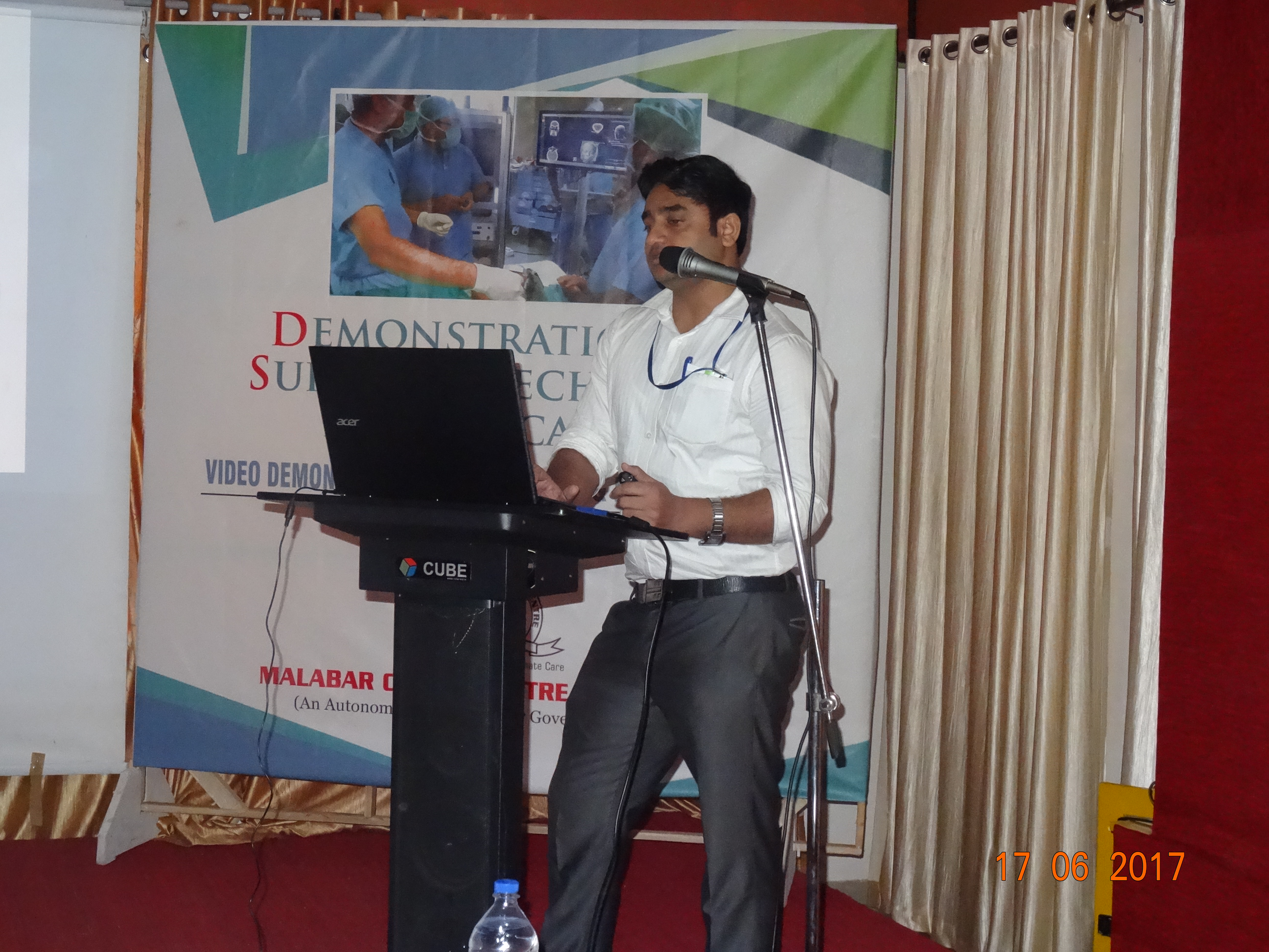Segmental Mandibulectomy A Video presentation in Demonstration Of Surgical Techniques (DOST) Conference, Kerala