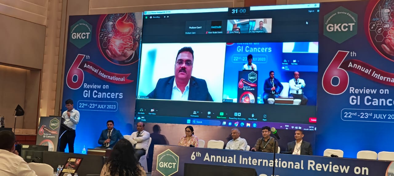 Chairperson for two robotic surgery sessions at 6th Review in GI Cancer Update Conference, Mumbai.
